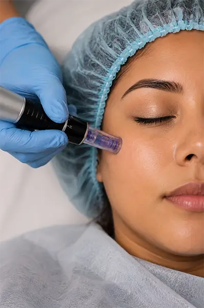 Aplicación de bioestimulación con PDRN para regeneración y rejuvenecimiento facial